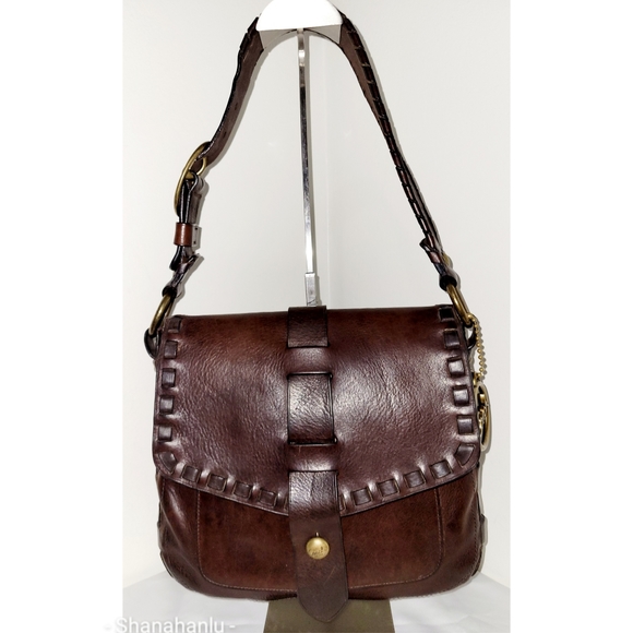 Coach 11376 Mahogany Thompson Legacy Julia  Shoulder Bag COA - Picture 4 of 11